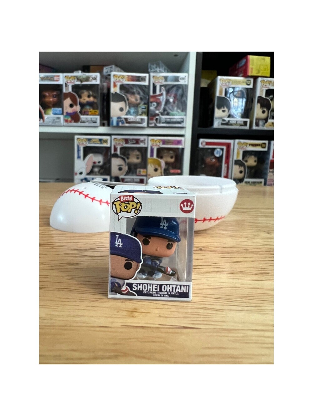 BITTY Shohei Ohtani 1" Funko Pop MLB Baseball LA Dodgers Los Angeles #17 Hitter